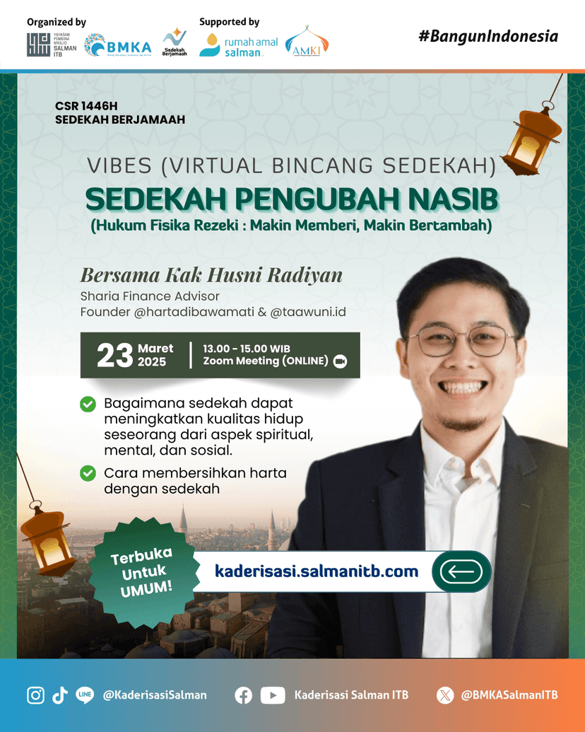 VIBES (Virtual Bincang Sedekah) CSR 1446H