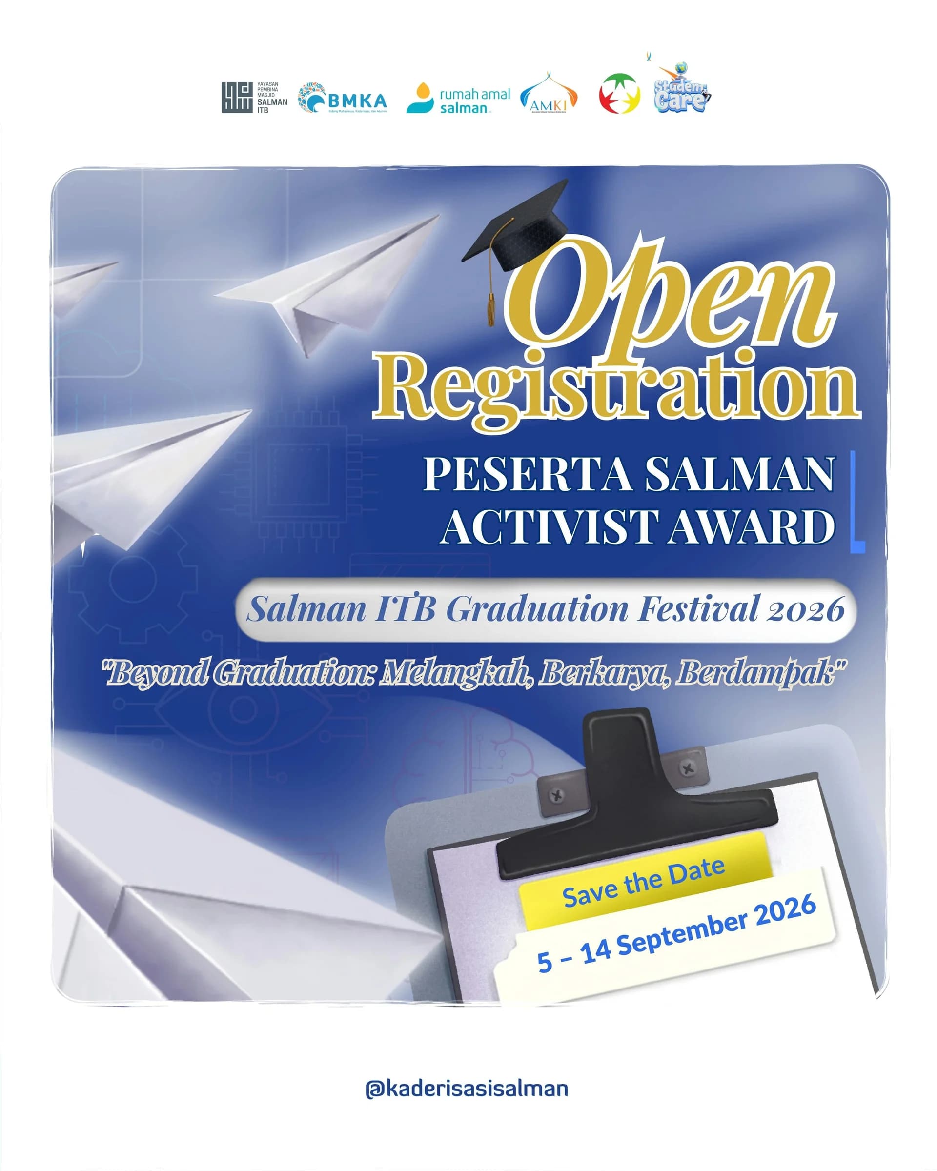 Oprec Peserta Salman Activist Award 