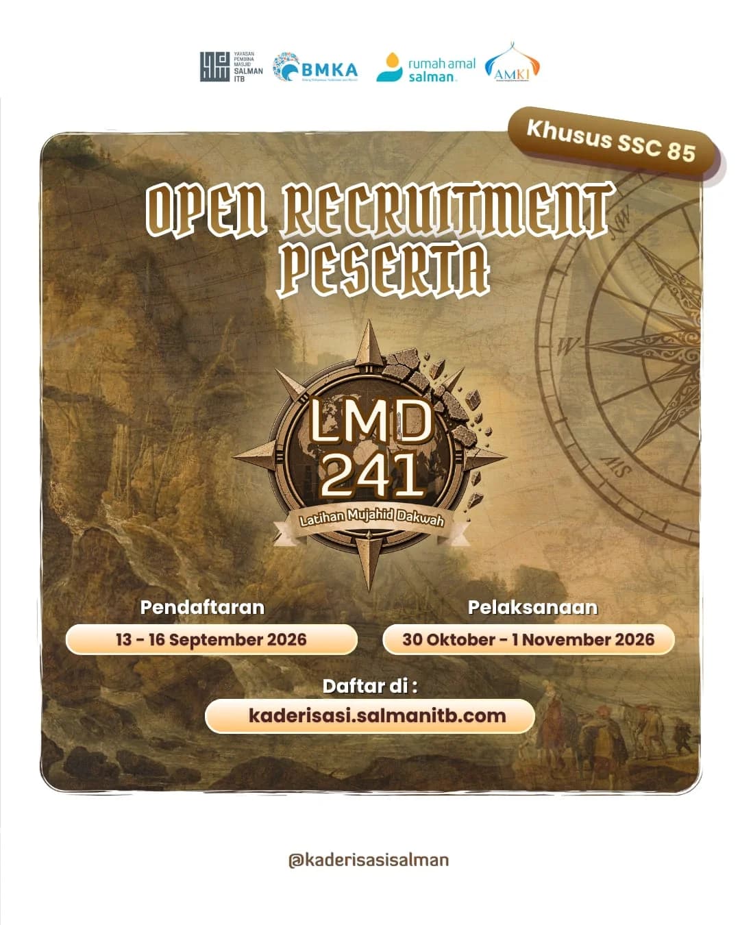 Open Recruitment Peserta LMD 241 Khusus SSC 85